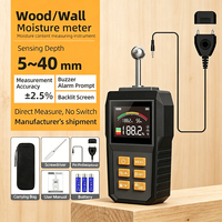 Humidimètre numérique pour béton et bois BL QT-40, écran LCD, précision de 2,5 %, profondeur de 40 mm, garantie 1 an
