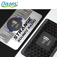 Vente en gros d'usine carte de visite en métal Nfc personnalisée vierge ou impression début 100 pièces