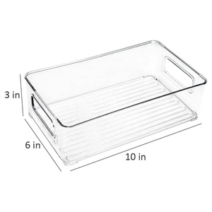 Organisateur de bureau, combinaison de paniers de rangement en acrylique de grande capacité, pour cosmétiques, artisanat, périphériques, pour le bureau, l'école, la maison - Product Image 2