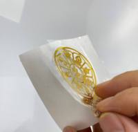 Autocollant 3D personnalisé auto-adhésif, autocollant en métal doré nickelé, autocollant imperméable
