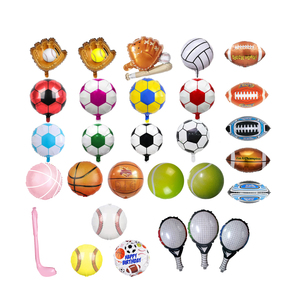 Baseball American Football Rugby Tennis Golf Volleyball Fußball Folie Ballon für Weltmeister schaft Super Bowl Geburtstags feier Dekorationen
