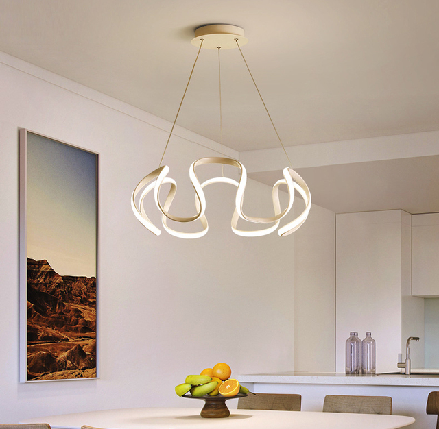 Modern Nordic Style LED Lamp Chandelier for Home & Hotel Europe-Inspired Bar Lighting for Restaurant IP44 Metal Base
