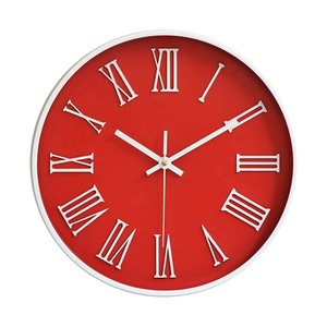 Nouveau design Haute qualité quartz <span class=keywords><strong>horloge</strong></span> murale chiffres romains 10 pouces <span class=keywords><strong>horloge</strong></span> murale - Product Image 2