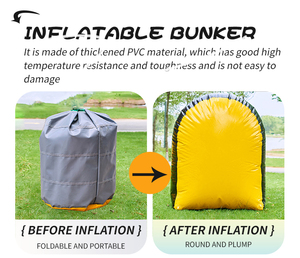 Pompa Tiup Luar Ruangan untuk Permainan Archery Tag, <span class=keywords><strong>Bunker</strong></span> <span class=keywords><strong>Paintball</strong></span> Tiup yang Dapat Disesuaikan untuk Permainan Tembak Panahan dan Pertempuran - Product Image 5