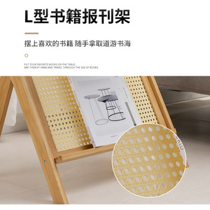 Wood Foldable Side <b>Table</b> With Storage Shelf For Sofa Or Bedside Use - Product Image 4