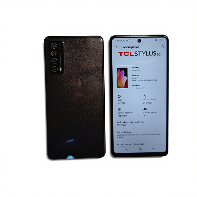 TCL Stylus 5G T779 2022 Unlocked CDMA LTE Android 12 Smart Mobile Phone US Version Used Condition