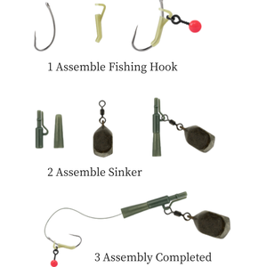 217 pièces vente chaude Kit de plate-forme de pêche à la <span class=keywords><strong>carpe</strong></span> européenne avec flotteur Anti-fond méthode de pêche accessoires de canne à pêche pour la pêche à la <span class=keywords><strong>carpe</strong></span> sauvage - Product Image 5