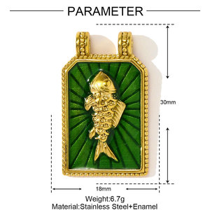 Hongtong AC-166 Edelstahl <span class=keywords><strong>Tarot</strong></span> Vintage Charms Lasted Design Zarte Anhänger für Halskette machen Hot Sale Mode - Product Image 2