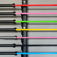 Équipement de musculation IWF haltère noir/coloré fitness cerakote teflons chromé haltérophilie entraînement barres d'haltères