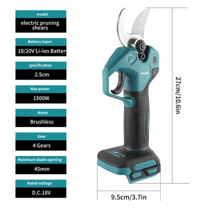 Sécateur électrique sans fil Makita au lithium, coupe maximale de 25 mm, pour l'entretien des vergers et des vignobles - Product Image 6