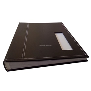 Album photo spirale personnalisé grande capacité 2x6, fait main, en cuir durable, avec cadres porte-photos et accessoires pour <span class=keywords><strong>scrapbooking</strong></span> - Product Image 1