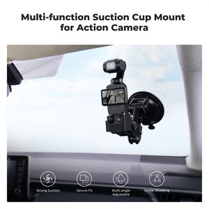 Soporte de ventosa K&F Concept para DJI Osmo Pocket 3/4, soporte para parabrisas de coche, ventana, salpicadero, para DJI Osmo Action, Insta360 - Product Image 2