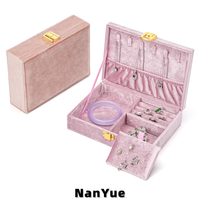 Boîte de rangement à bijoux en velours multi-zones, organisateur personnalisable avec logo, étui à bijoux anti-rayures pour la vente en gros B2B et le dropshipping – Meilleures ventes