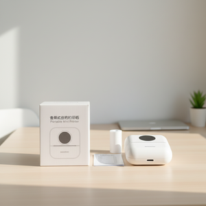 Mini imprimante portable sans encre, imprimante thermique BT pour téléphone, imprimante d'autocollants photo, imprimante pour l'école et le bureau - Product Image 1