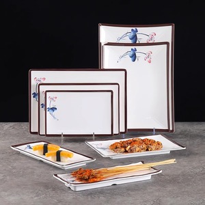 Chinese-style <b>melamine</b> rectangular <b>plate</b>, commercial hot pot side dish, restaurant stir-fry <b>plate</b>, cold dish <b>plate</b>, barbecue - Product Image 4