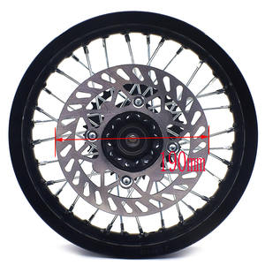 Jantes de disque arrière en alliage d'aluminium de 1.85x12 "pouces avec pignon de frein à disque pour KLX <span class=keywords><strong>CRF</strong></span> Kayo Apollo BSE Pit Bike Dit Bike - Product Image 4