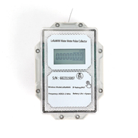 Lecteur LoRaWAN, compteur de sortie, collecteur, capteur d'impulsions avec système de lecture de manomètre, enregistreur de données de compteur d'eau