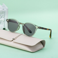 Montures de lunettes de soleil punk tendance UV400, verres PC transparents marron, unisexe, classiques, rétro, logo personnalisé, vente en gros