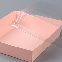 Boîte à gâteaux Sandwich personnalisée avec fenêtre en plastique