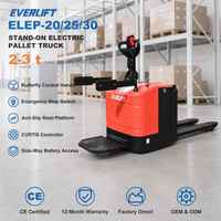 Transpalette Électrique EVERLIFT HELI CBD20-460 2 Tonnes avec Plateforme pour Conducteur, Haute Vitesse, Certifié CE ISO, pour Logistique d'Entrepôt