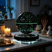 Lampe de nuit à lévitation magnétique multicolore, constellations, planètes flottantes, lumière LED, décoration d'intérieur en ABS pour enfants, anniversaire, Noël