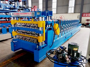 Mái nhà sử dụng gạch men và hình thang bước ngói ba lớp kim loại mái ngói tấm cuộn hình thành máy làm - Product Image 3