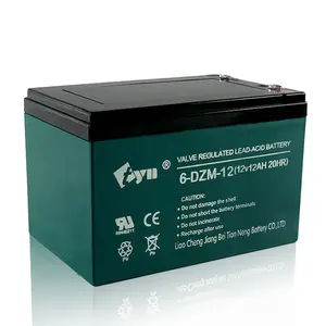 Batterie rechargeable 12v, 14ah, 12v, 17ah, ups pour ascenseur, éclairage solaire d'urgence à led