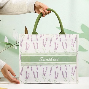 กระเป๋าช้อปปิ้งผ้าแคนวาสคุณภาพสูง ดีไซน์ทันสมัย สำหรับผู้หญิง เป็นมิตรกับสิ่งแวดล้อม - Product Image 5