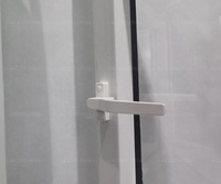 Fenêtre en PVC de qualité supérieure fabriquée sur mesure avec quincaillerie, fenêtre à battants en plastique UPVC
