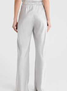 Pantaloni <span class=keywords><strong>da</strong></span> Jogging Morbidi per Donna, Pantaloni in Raso Personalizzati, Pantaloni Lisci Sostenibili, Pantaloni <span class=keywords><strong>da</strong></span> Pigiama Setosi Lavabili con Taglio Obliquo - Product Image 4