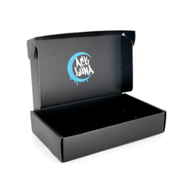 Boîtes d'expédition en kraft noir personnalisées pour l'emballage des produits
