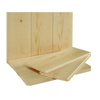 Commande en gros de planches de plafond en bois massif à rainures et languettes, panneaux en bois non finis