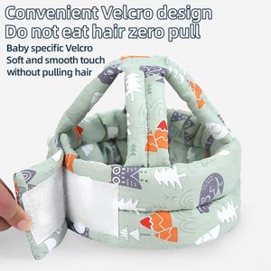Prodigy enfant en bas âge <span class=keywords><strong>casque</strong></span> chapeau Anti-dureté tête <span class=keywords><strong>coussin</strong></span> protection chute équipement nouveau-né bébés enfants sûr coton matériel ramper - Product Image 4