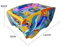 Machine de jeu de hockey aérien pour enfants sur le thème des OVNI, en métal et plastique, à monnayeur, version anglaise, pour salles d'arcade et usage domestique