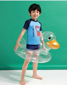 Maillot <span class=keywords><strong>de</strong></span> <span class=keywords><strong>bain</strong></span> 2 pièces pour enfants,, haute qualité, tenue humide, bloc <span class=keywords><strong>de</strong></span> <span class=keywords><strong>soleil</strong></span>, manches courtes, fendue, printemps, pour garçons <span class=keywords><strong>et</strong></span> filles, nouvelle collection - Product Image 4