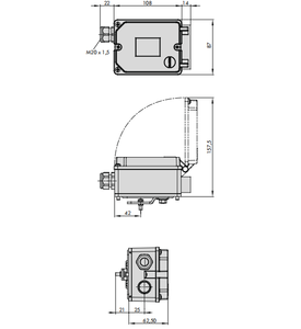 Positionneur de vanne à bille électropneumatique à double effet Samson 3725 neuf d'origine OEM - Product Image 6
