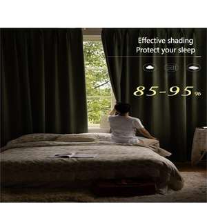 Vert en gros <span class=keywords><strong>pas</strong></span> <span class=keywords><strong>cher</strong></span> lin occultant luxe pare-soleil <span class=keywords><strong>double</strong></span> <span class=keywords><strong>rideau</strong></span> chambre rideaux pour le salon moderne - Product Image 4