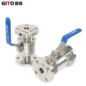 Válvula de Bola con Brida de Acero Inoxidable DN25 de Alta Presión, de Tres Piezas, Forjada, Manual, para Agua y Gas, Personalización OEM - Product Image 2