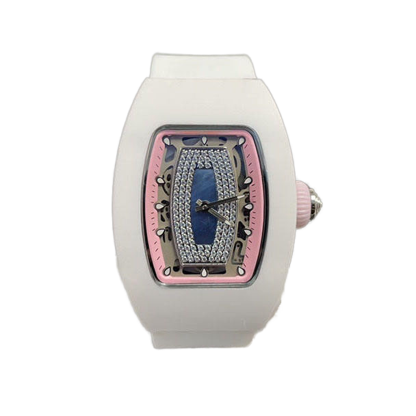 2025 Luxury Automatic Ceramic Women's Mechanical Watch Hot Selling Sapphire Crystal Rubber Pointer High Quality Water Resistant