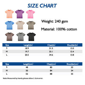 เสื้อยืดผ้าฝ้ายฟอก240ก. เสื้อครอปย้อนยุคทูโทนสีออมเบร - Product Image 3