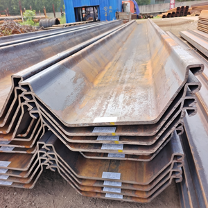 <span class=keywords><strong>Pile</strong></span> Sheet Tipe U Hot Rolled Efisien SY295 <span class=keywords><strong>S355JR</strong></span> Lebar 400mm Tebal 10mm Profil <span class=keywords><strong>Pile</strong></span> Baja untuk Infrastruktur - Product Image 6