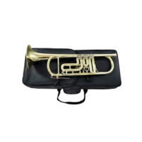 SEASOUND OEM High Quality BB Tone Rotary Brass Trompeta JYTR411 Lacquer and Gold Surface Trumpet
