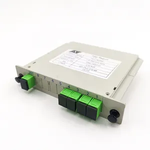 Factory price1X8 PLC Splitter Device SC/APC insertion /LGX /Cassette type Fiber Optic fiber optic