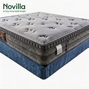 Matelas d'hôtel <span class=keywords><strong>Novilla</strong></span> OEM/ODM 12 pouces en gros, matelas hybride ignifuge à ressorts ensachés pour projets hôteliers de luxe - Product Image 4