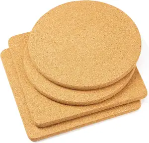 Tapis pour plantes en liège de 10 pouces-Sous-verres pour plantes en liège pour plantes d'intérieur, pots de fleurs d'intérieur et d'extérieur, sous-verres en liège pour boissons bricolage