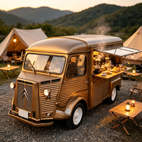 Camion de restauration mobile pour café et bonbons avec comptoir de boissons professionnel pour événements de café spécialisé, marchés et services de traiteur