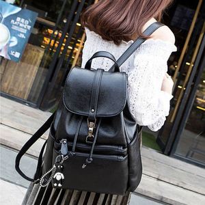 Women's <b>Large</b> Capacity Backpack Factory Labeled PU One Piece Dropshipping Zipper Closure with Polyester Lining for Mommy Bag - Product Image 4