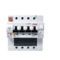 Pemutus Sirkuit Cerdas WIFI-RCBO dengan Metering Perlindungan Arus Residual IP65 Bahan PA66 Bersertifikasi CE