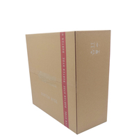 Boîte d'expédition en carton ondulé personnalisable en gros, emballage pour e-commerce