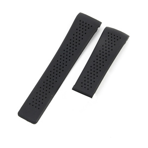 Le bracelet de montre en silicone est compatible avec le Tag Super Carrera <span class=keywords><strong>Submariner</strong></span> 300 avec un fermoir pliant de 22 mm à 24 mm. - Product Image 5